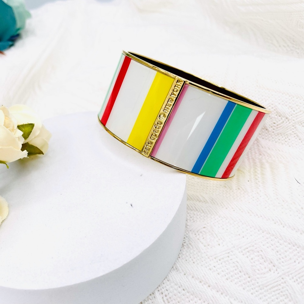 Kate Spade Classic enamel bangle bracelet